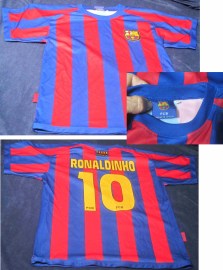 CAMISETA RONALDINHO 10 FCB TALLA 10